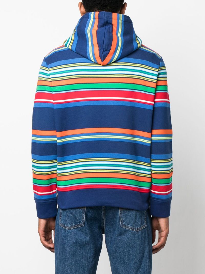 Blue Drawstring Hoodie