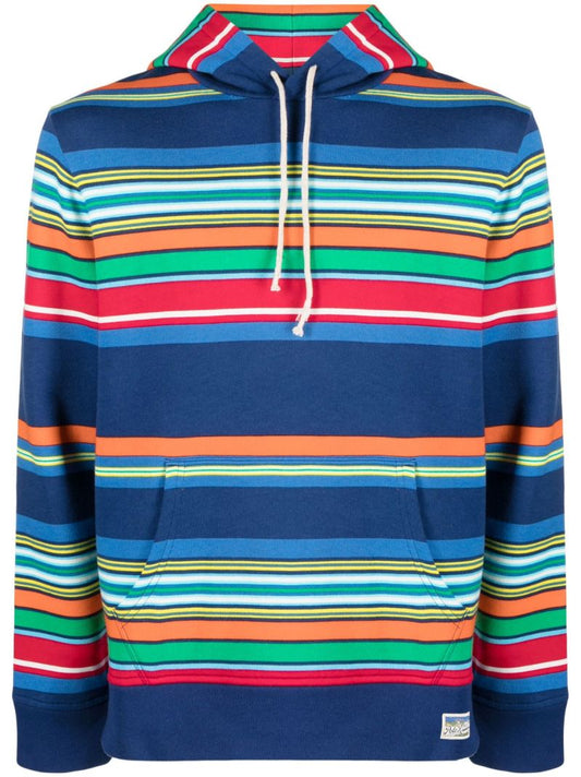 Blue Drawstring Hoodie