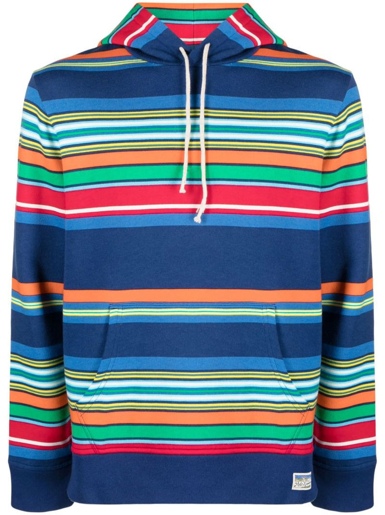 Blue Drawstring Hoodie