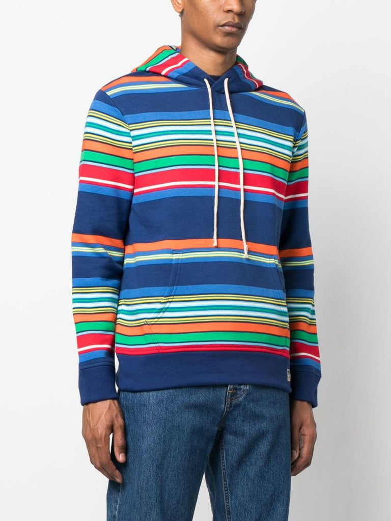 Blue Drawstring Hoodie