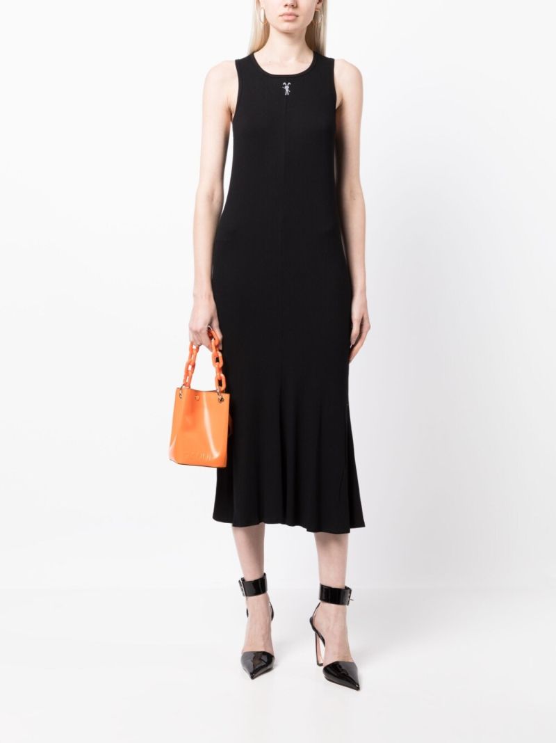 Black Bunny Sleeveless Dress