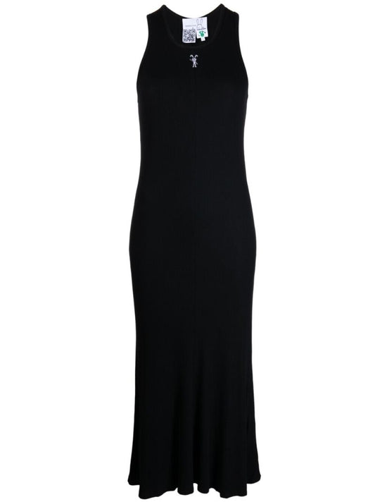 Black Bunny Sleeveless Dress