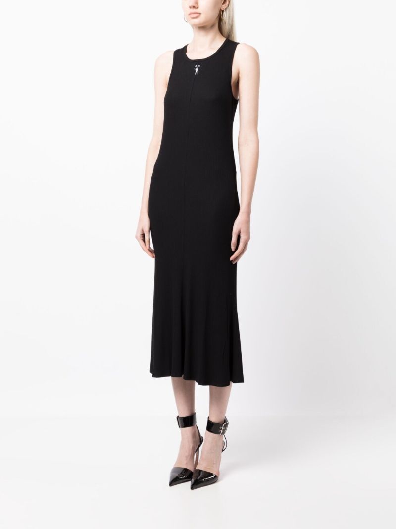 Black Bunny Sleeveless Dress