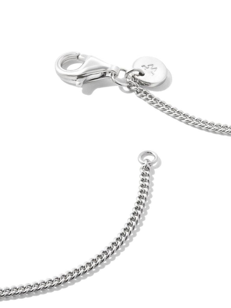 Sterling Silver Curb Chain Slim Necklace