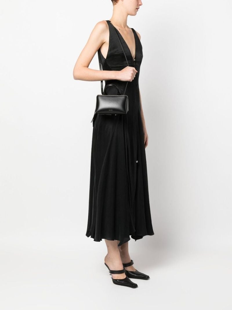 Black Friday Mini Leather Top Handle Bag
