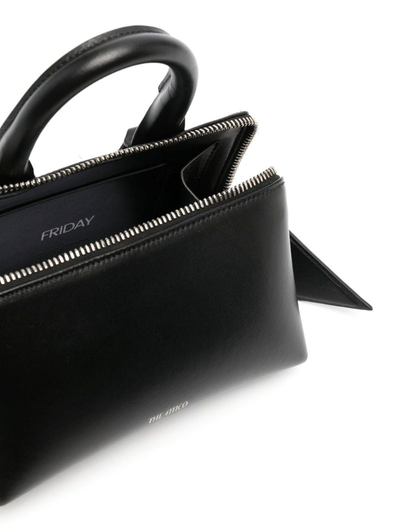 Black Friday Mini Leather Top Handle Bag