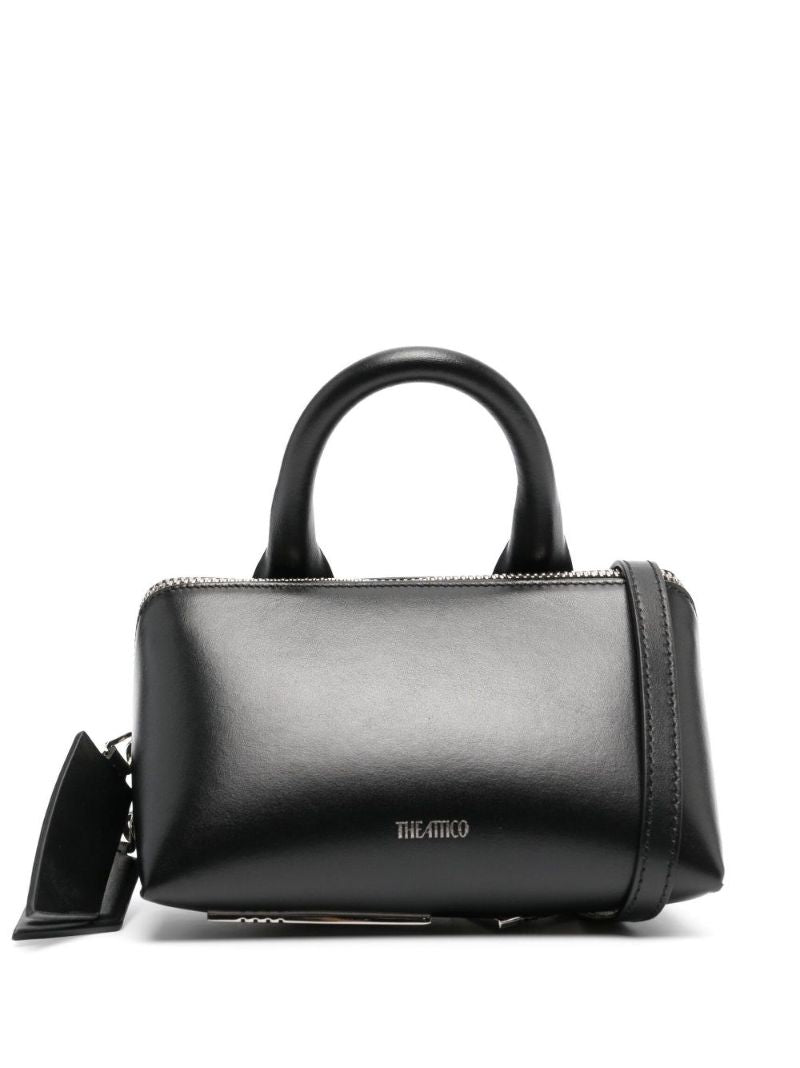 Black Friday Mini Leather Top Handle Bag