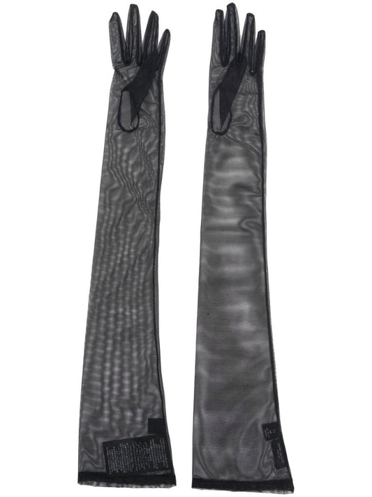 Black Fishnet Gloves