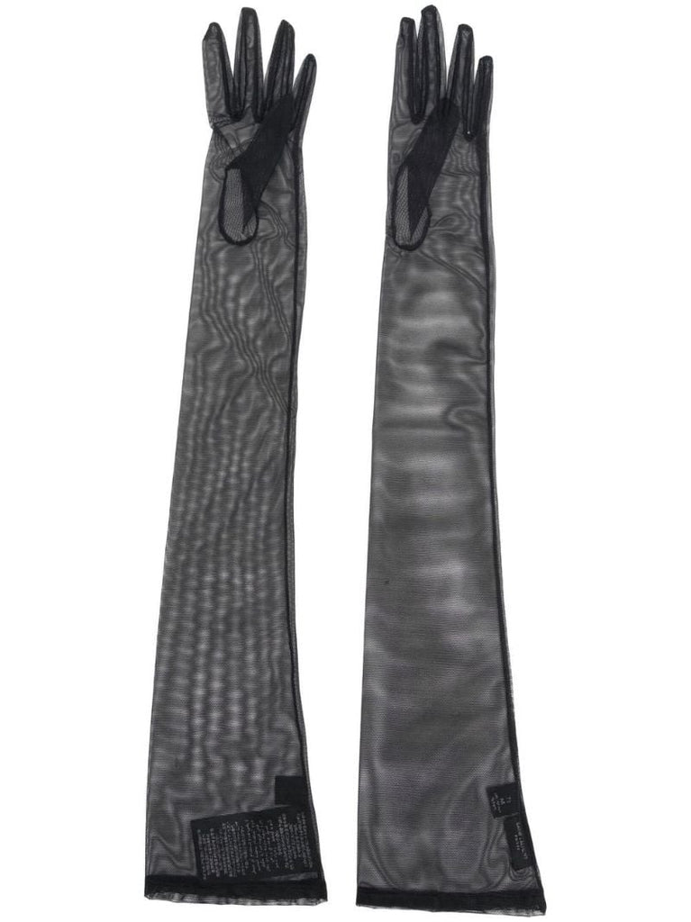 Black Fishnet Gloves