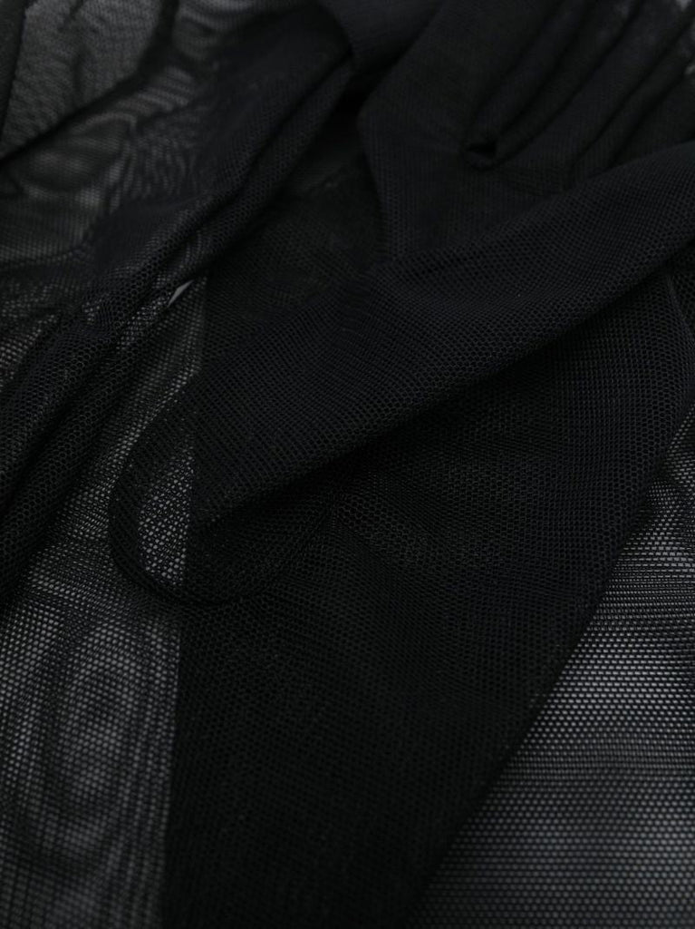 Black Fishnet Gloves