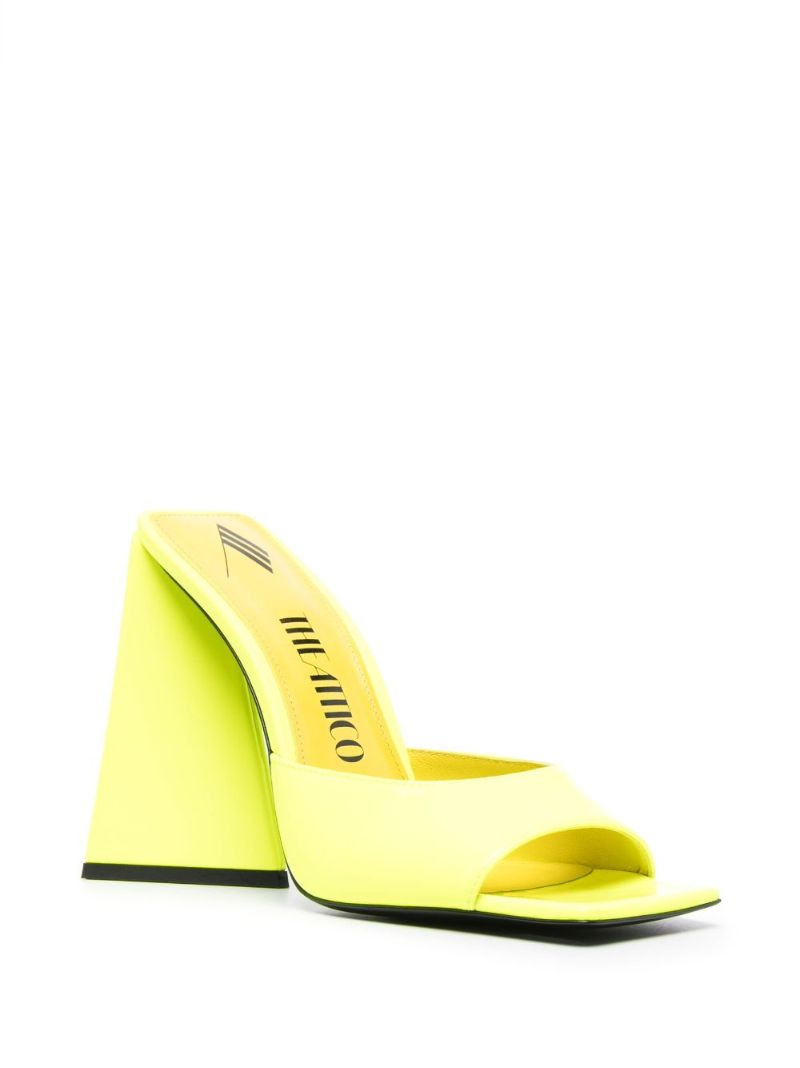 Yellow Devon 115 Leather Mules