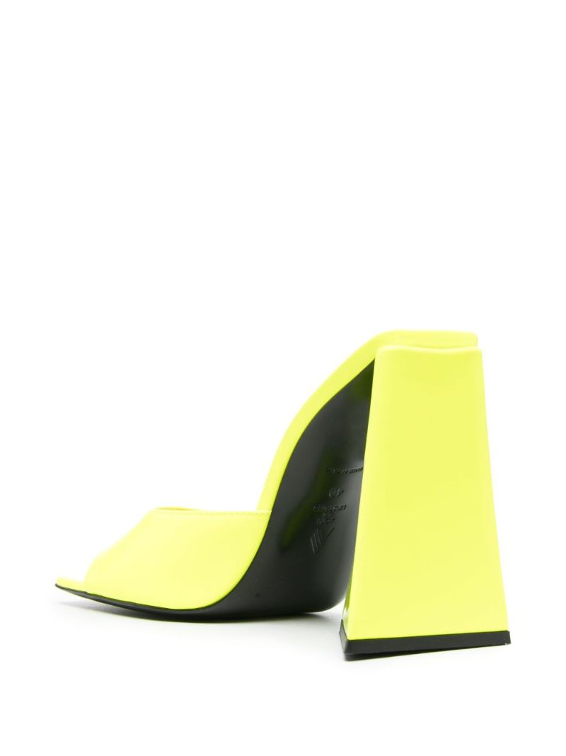 Yellow Devon 115 Leather Mules
