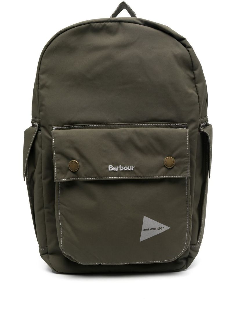 X and Wander Green Logo Backpack