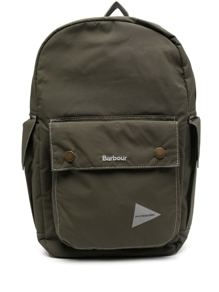X and Wander Green Logo Backpack