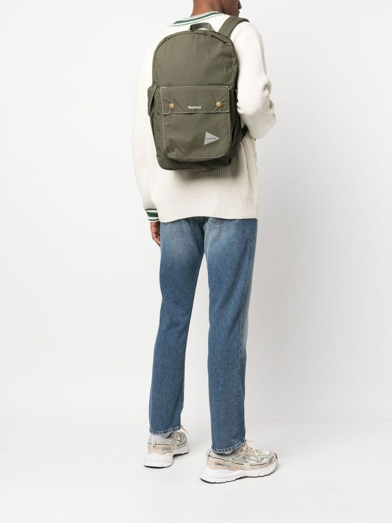 X and Wander Green Logo Backpack