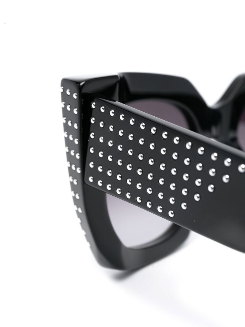 Black Oversized Cat Eye Sunglasses