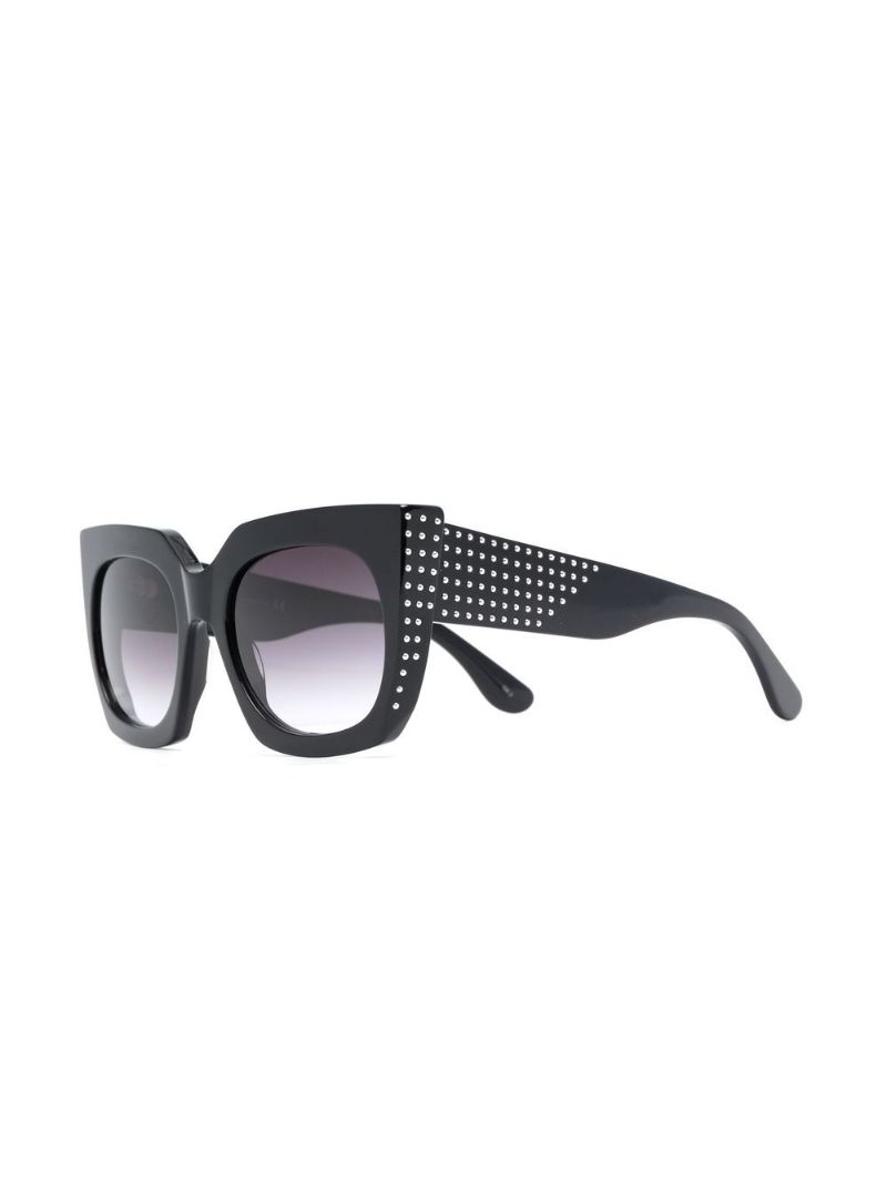 Black Oversized Cat Eye Sunglasses
