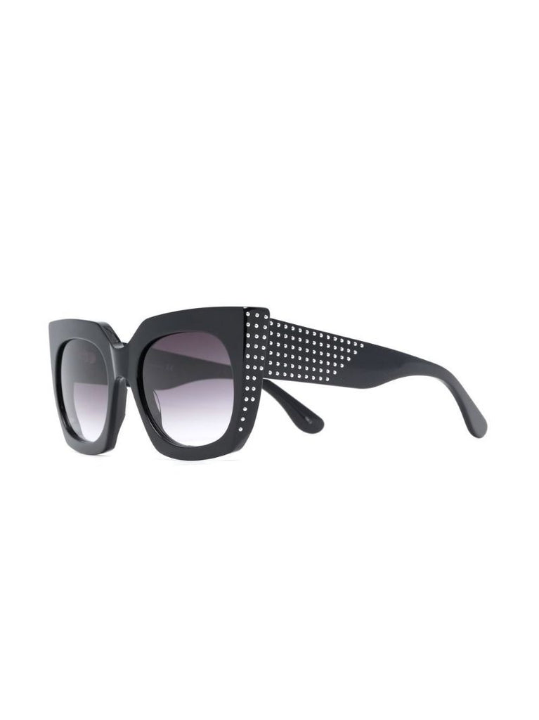Black Oversized Cat Eye Sunglasses