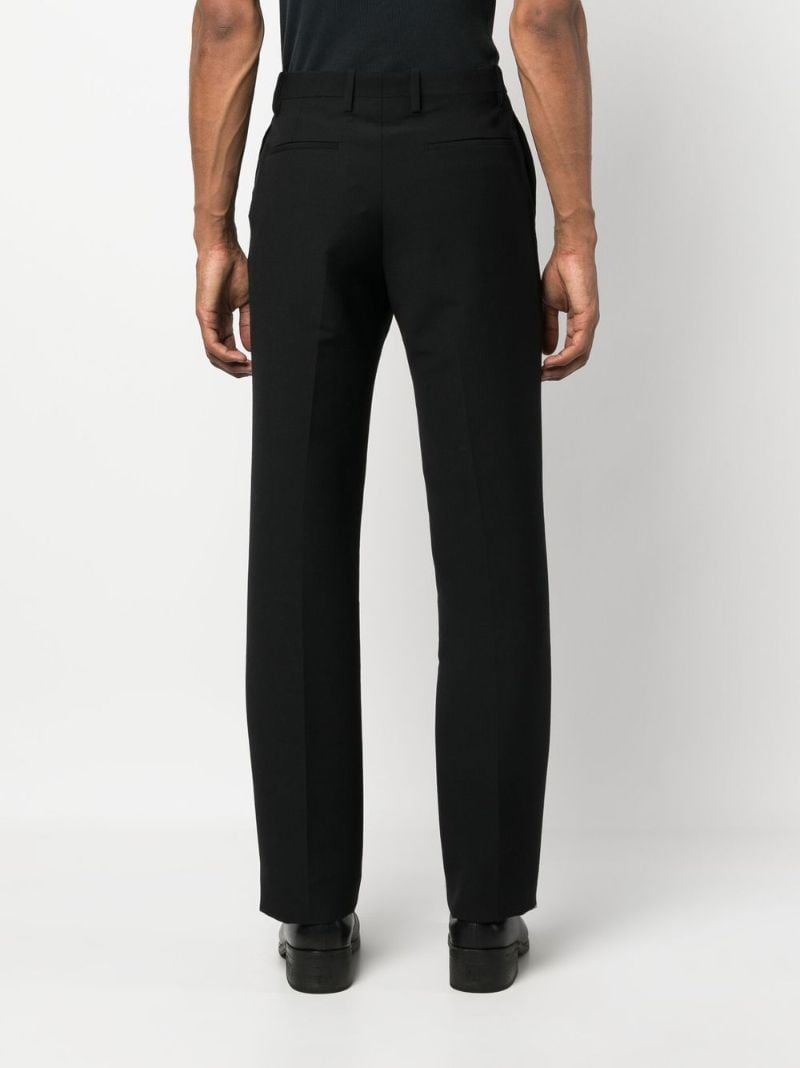 Black Graf Coupe' Slim-leg Trousers