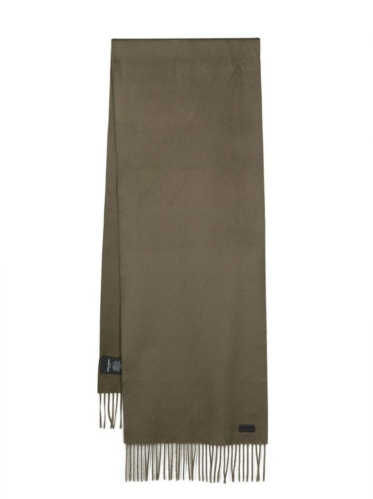 Green Signature Cashmere Scarf