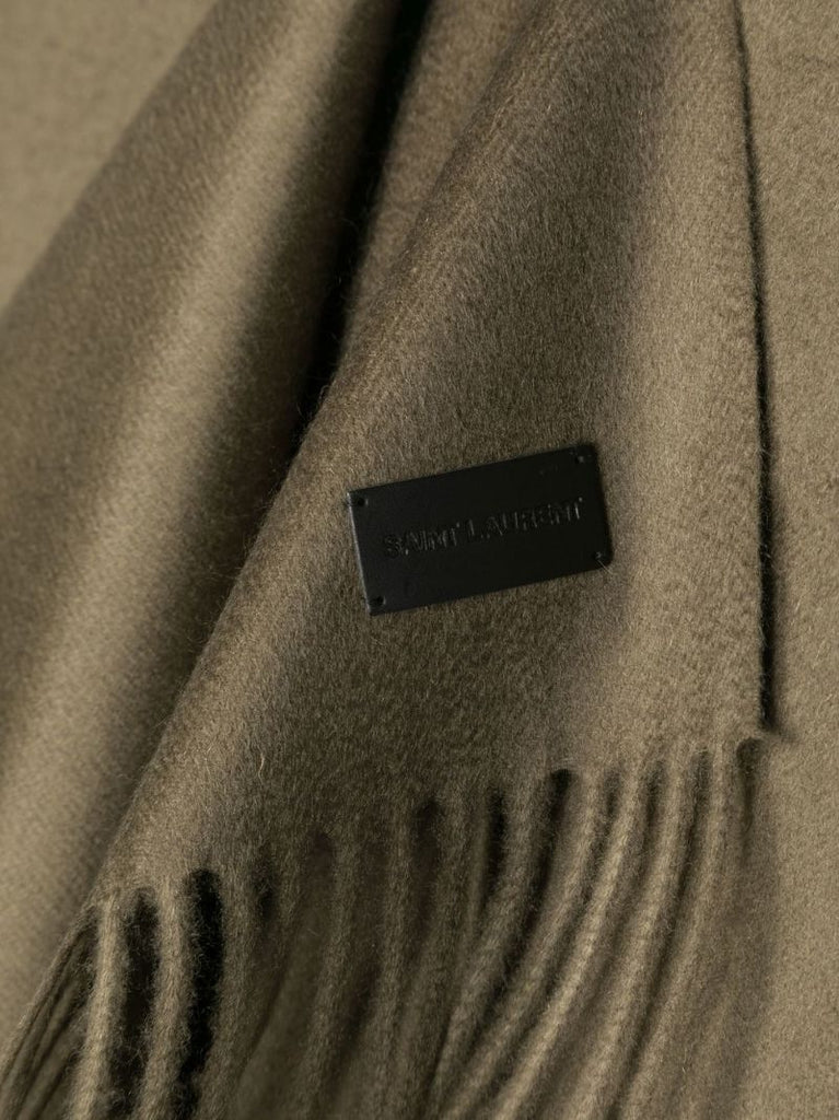 Green Signature Cashmere Scarf