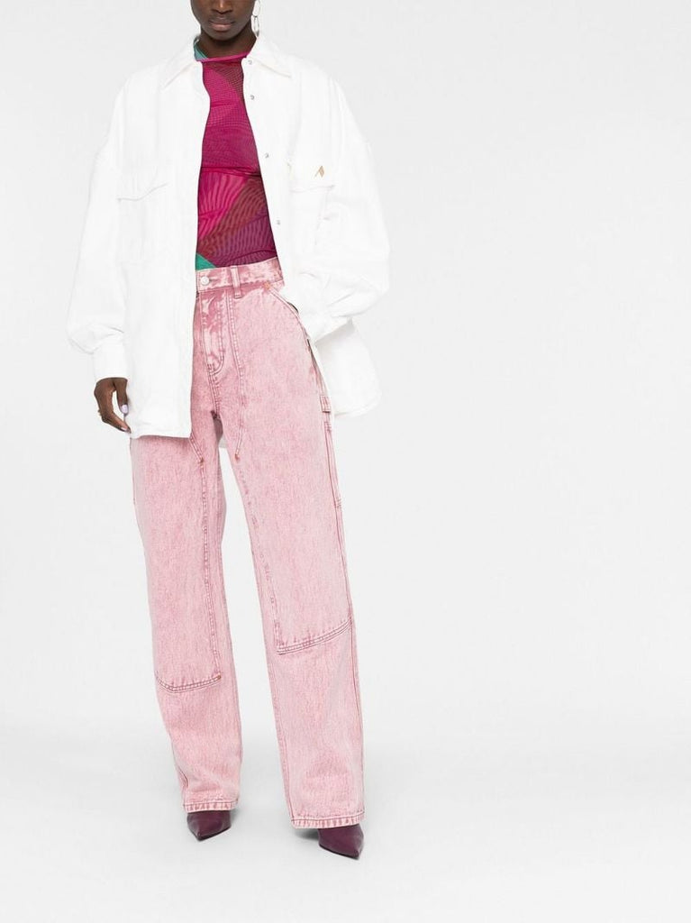 White Denim Shirt Jacket