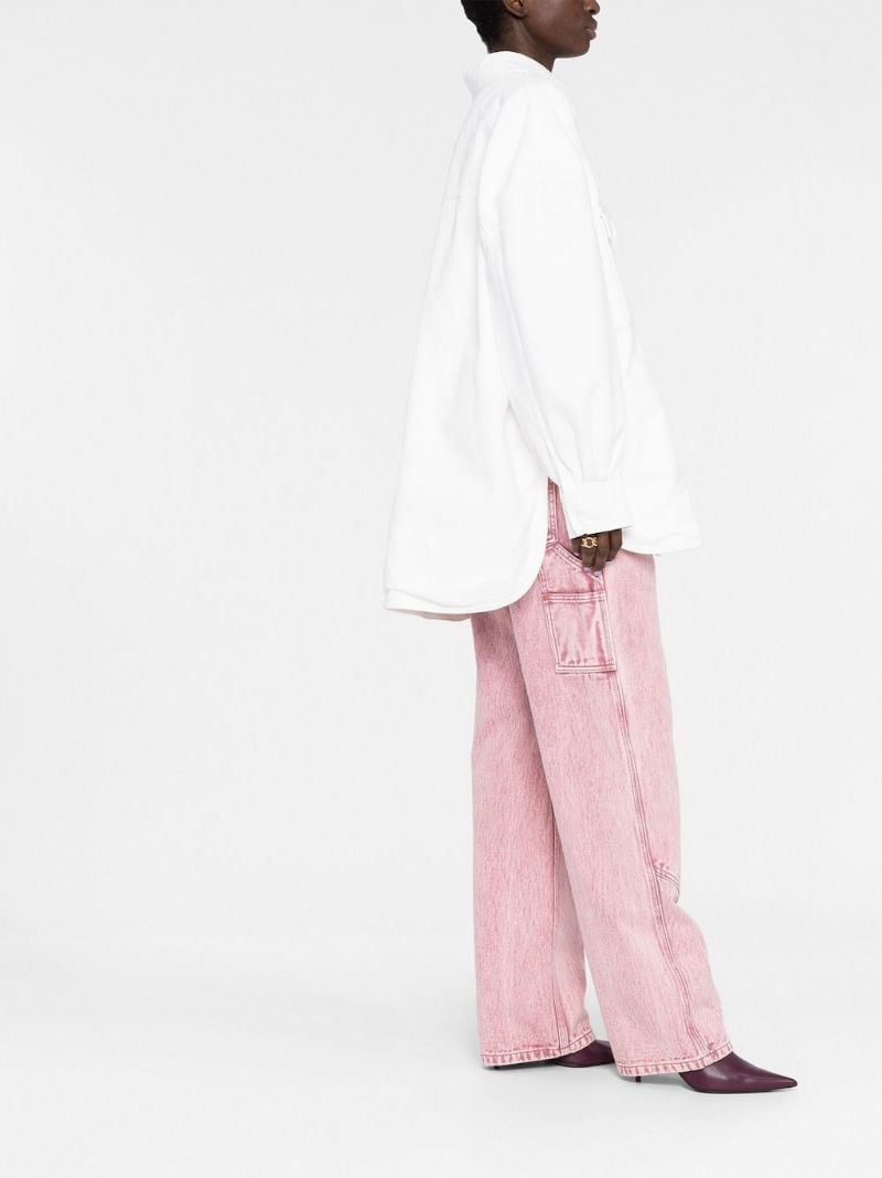 White Denim Shirt Jacket