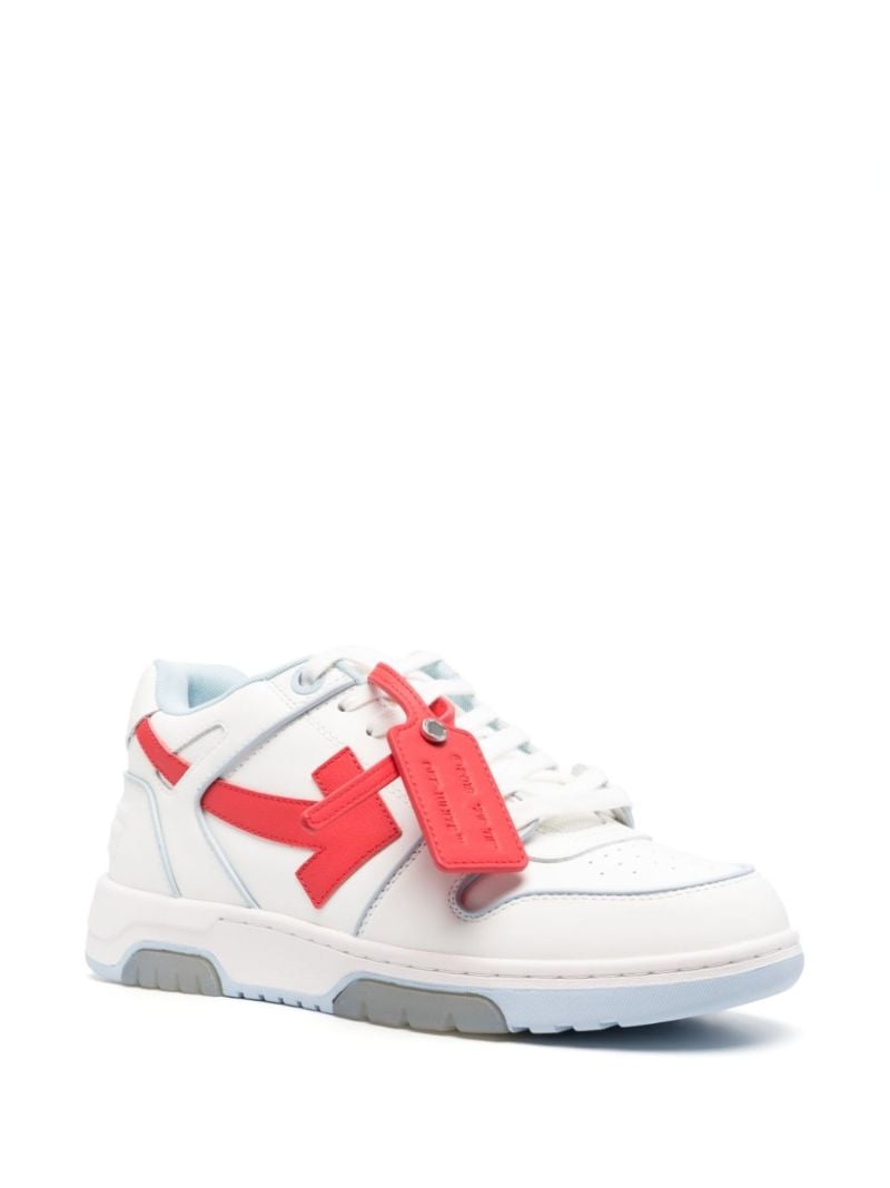 Red Out of Office Leather Sneakers