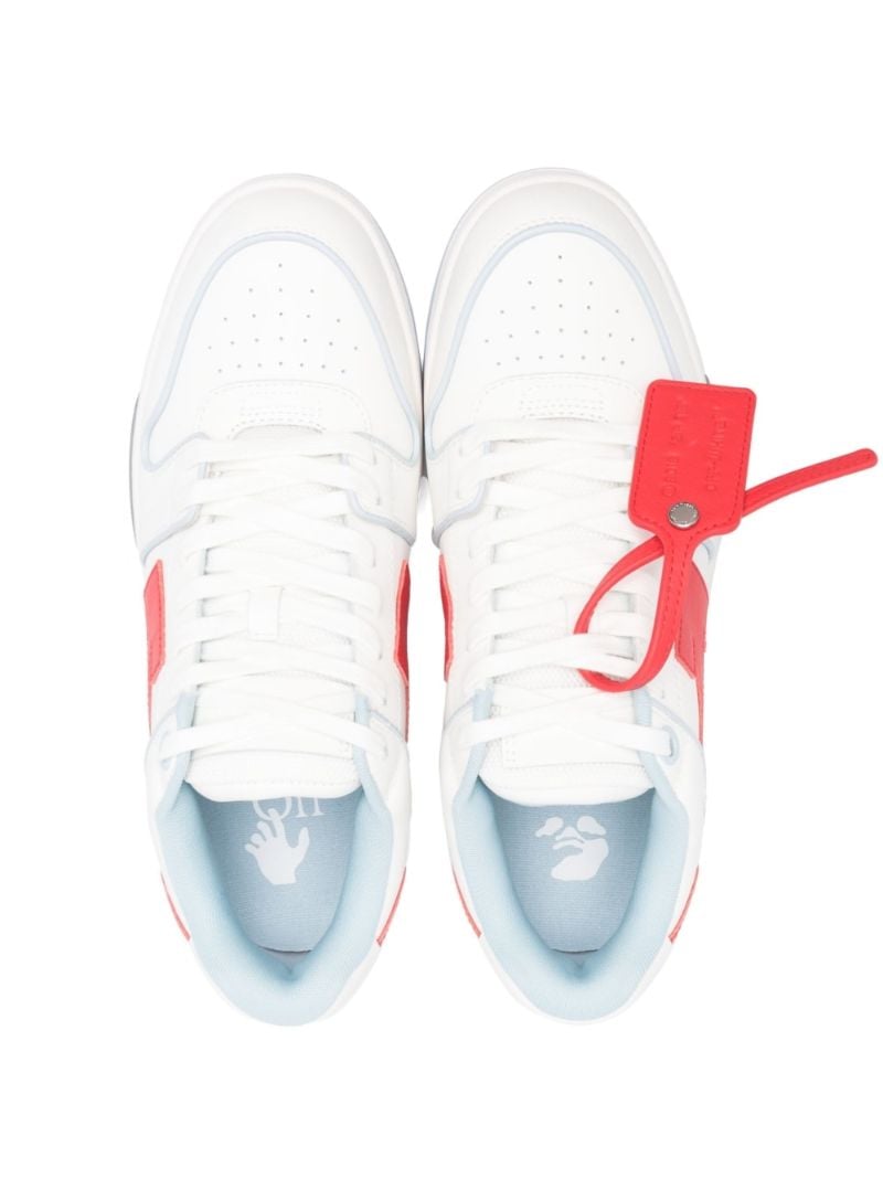 Red Out of Office Leather Sneakers