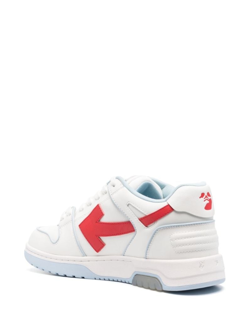 Red Out of Office Leather Sneakers
