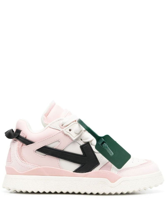 Pink Out of Office Leather Sneakers