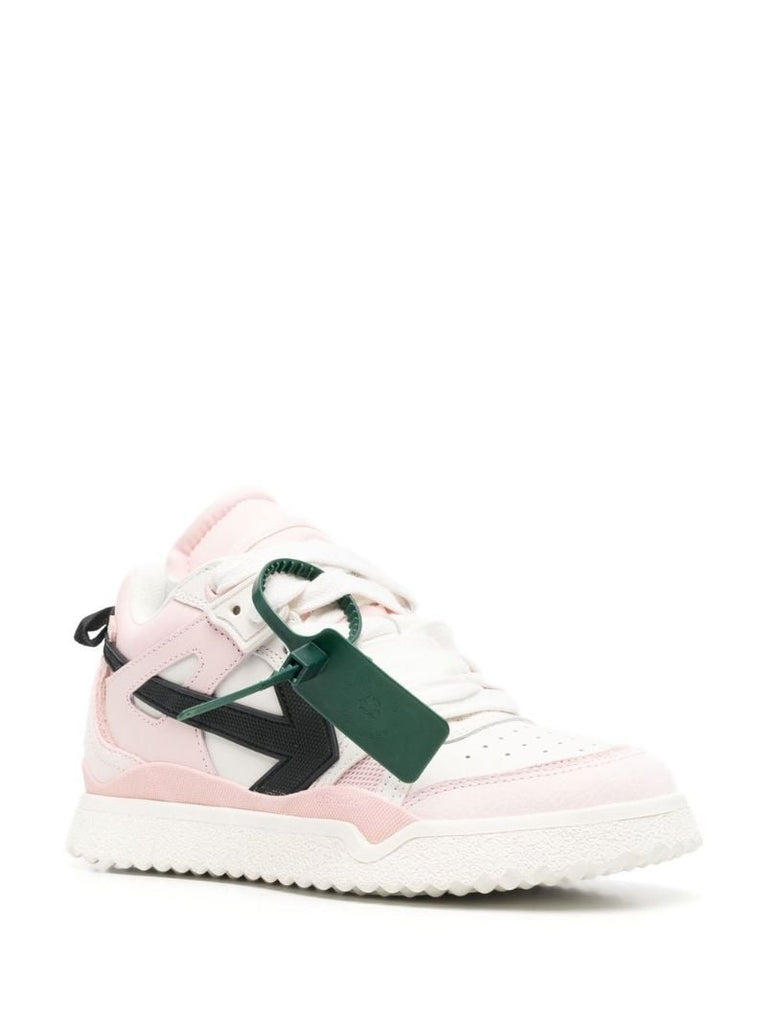 Pink Out of Office Leather Sneakers