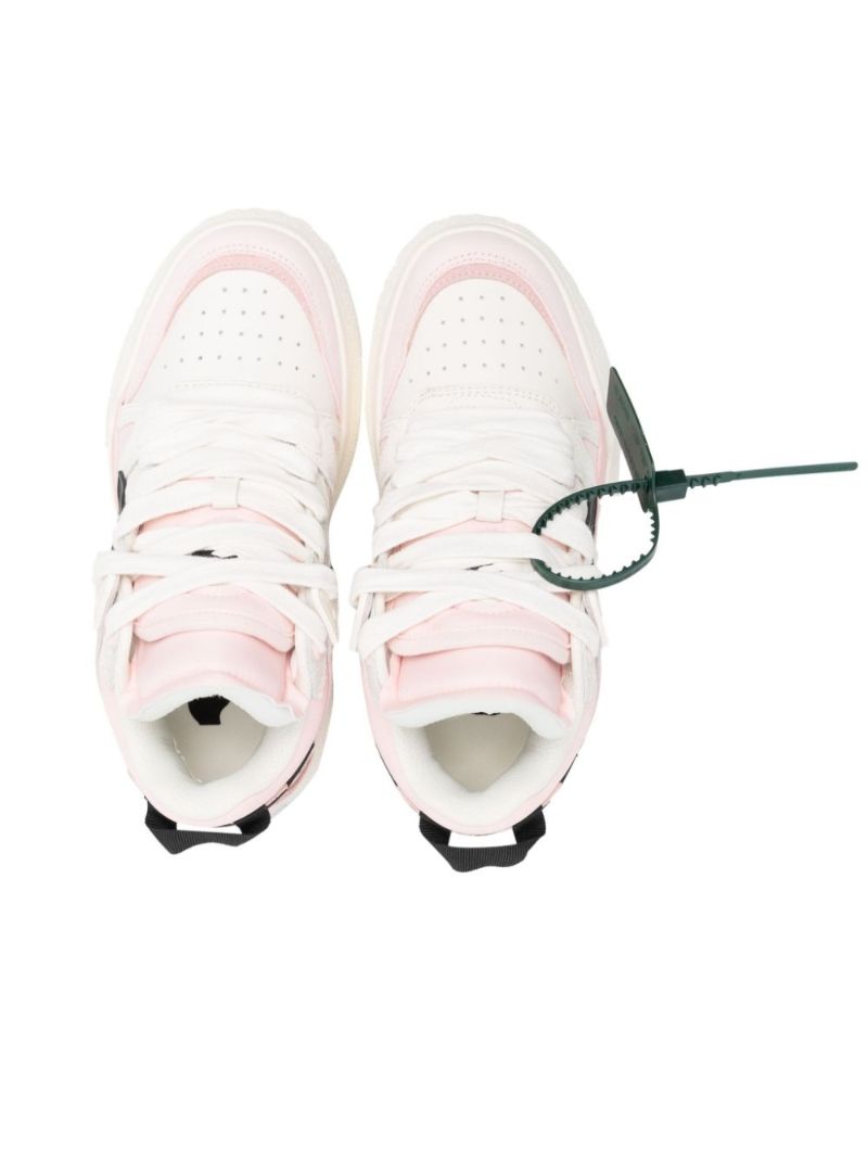Pink Out of Office Leather Sneakers