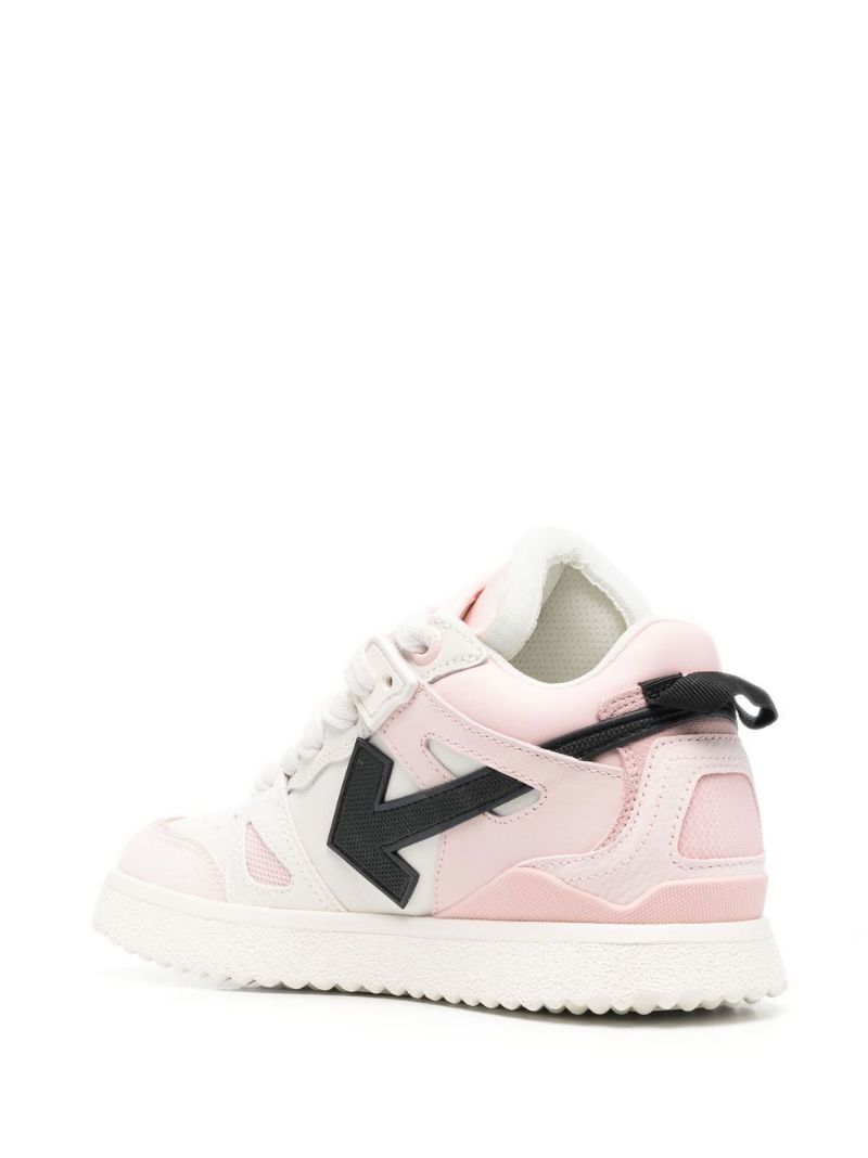 Pink Out of Office Leather Sneakers