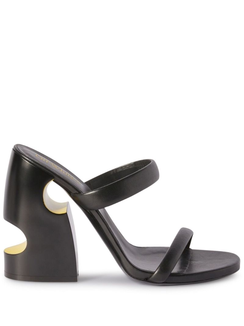 Black 120 Pop Meteor Mule Sandals