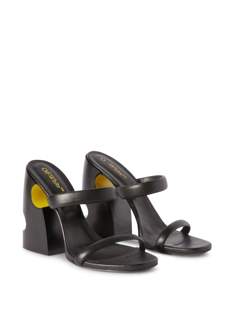 Black 120 Pop Meteor Mule Sandals