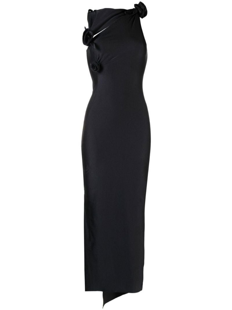Black Cut-out Maxi Dress