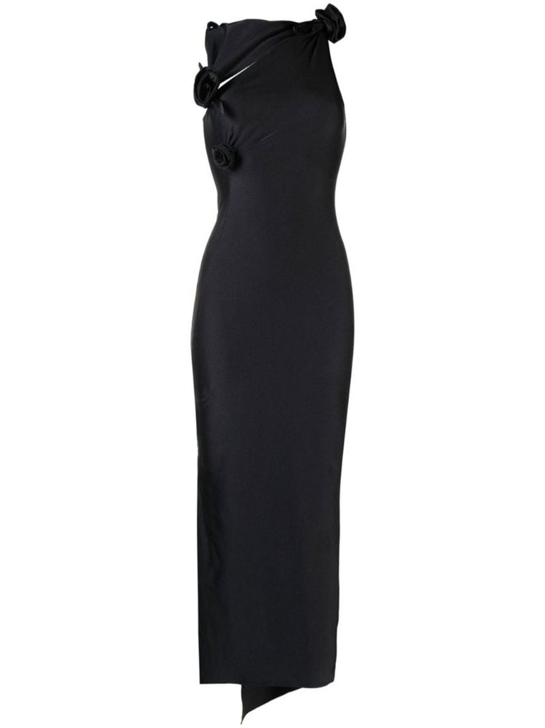 Black Cut-out Maxi Dress
