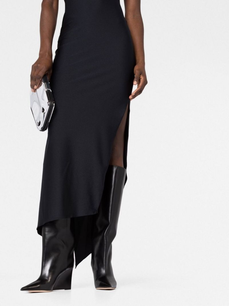 Black Cut-out Maxi Dress
