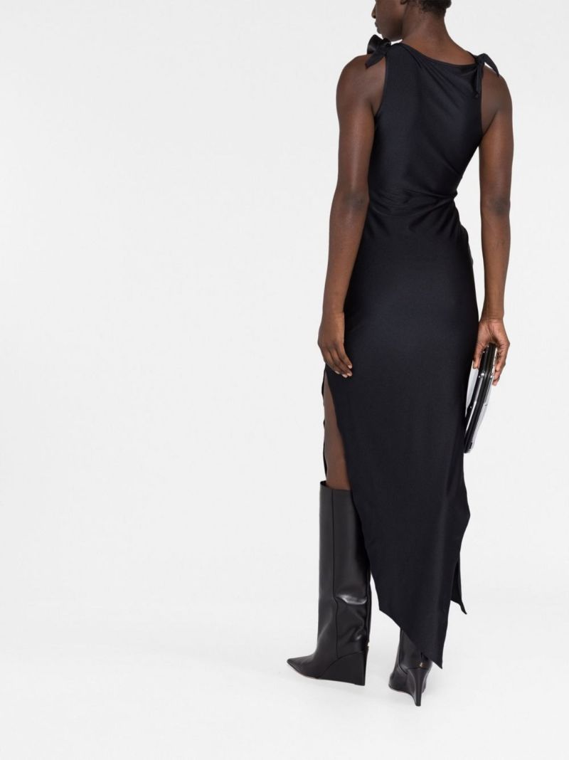 Black Cut-out Maxi Dress