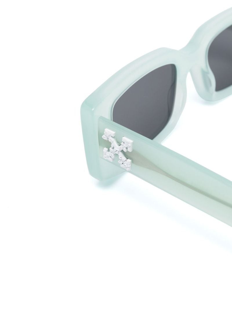 Blue Arthur Rectangle Frame Sunglasses
