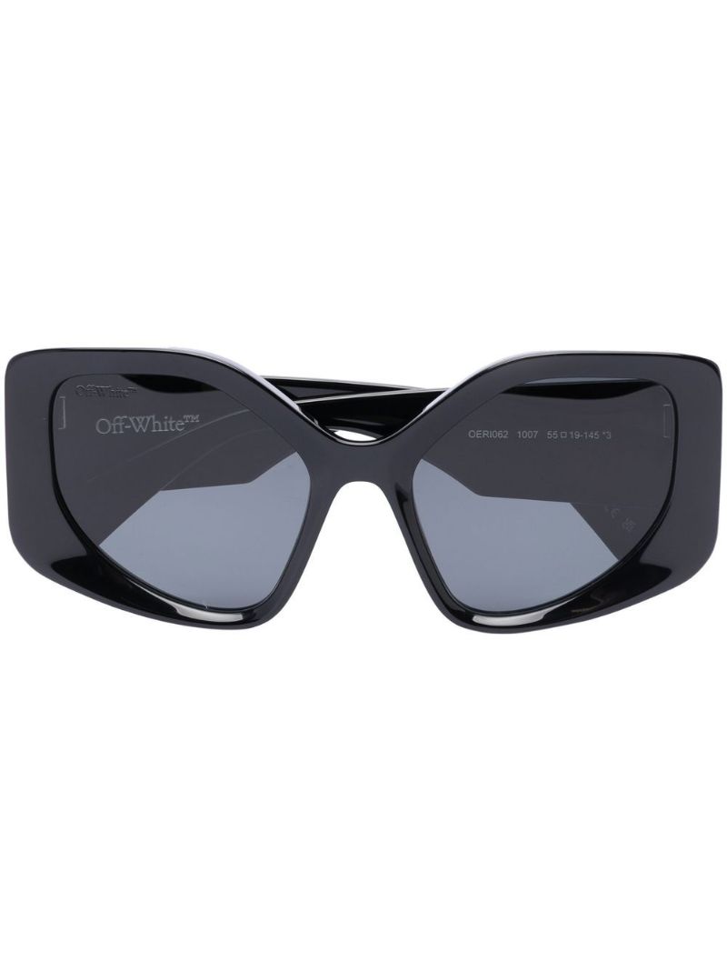 Black Denver Sculptural Frames Sunglasess