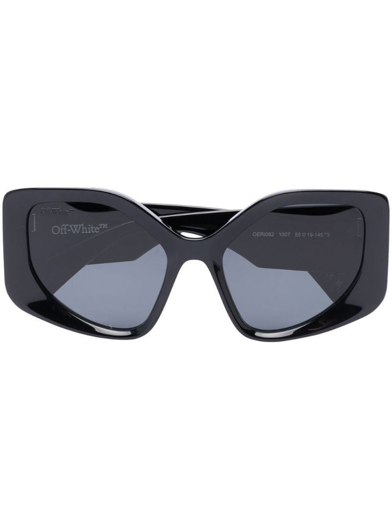 Black Denver Sculptural Frames Sunglasess