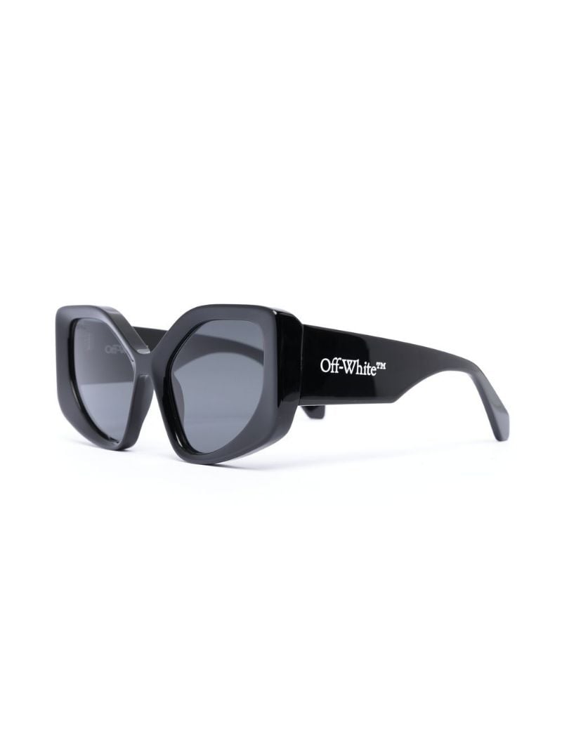 Black Denver Sculptural Frames Sunglasess