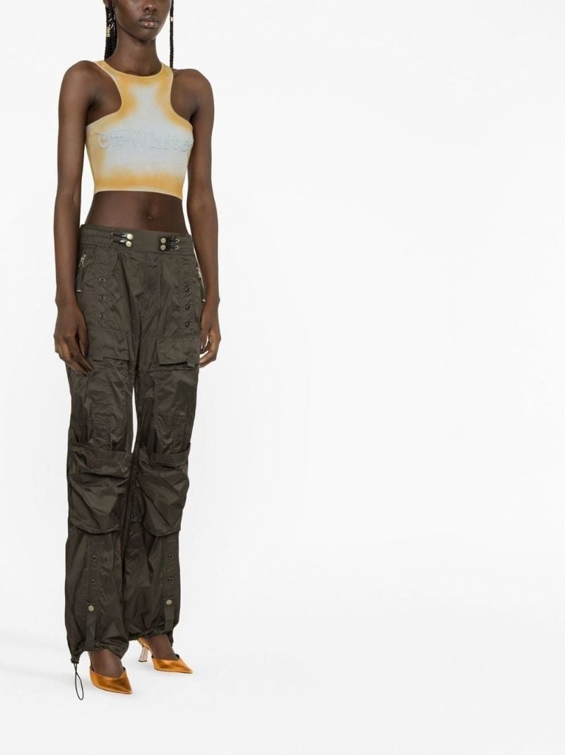 Grey Laundry Ribbed Crop Top