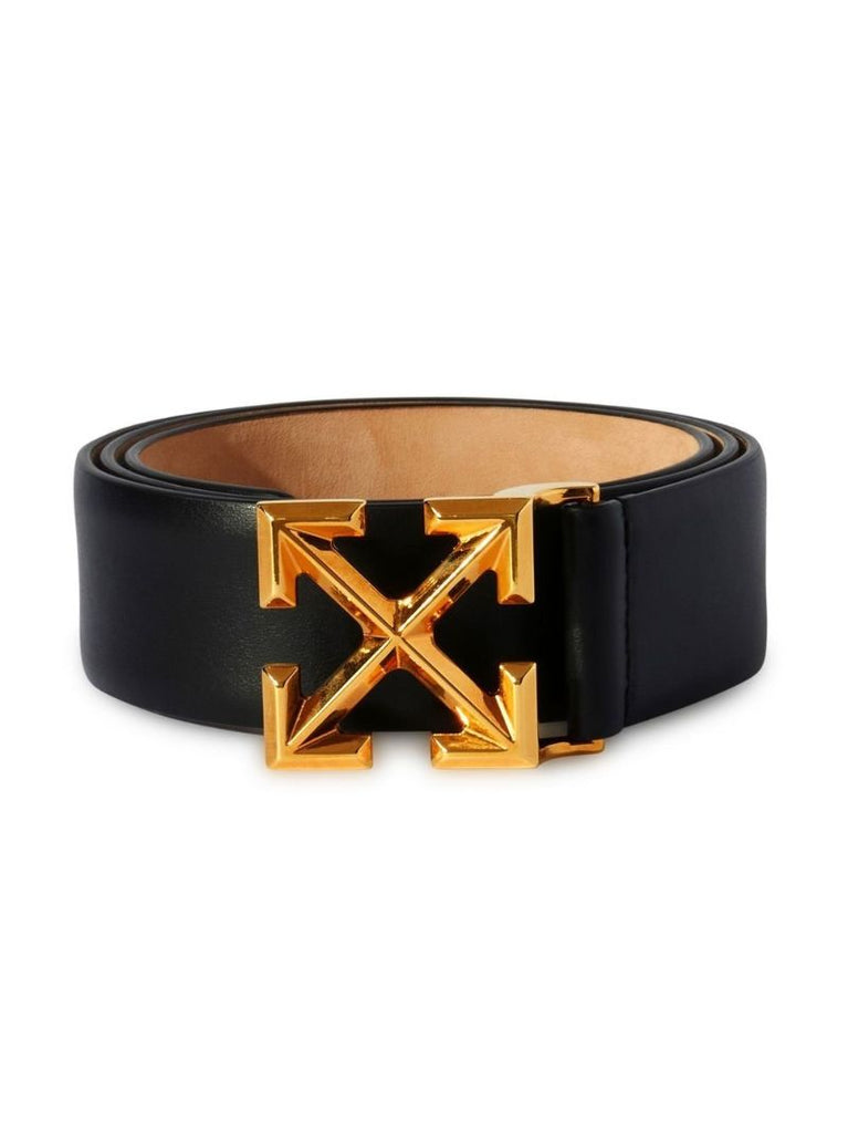 Black Arrows Leather Belt