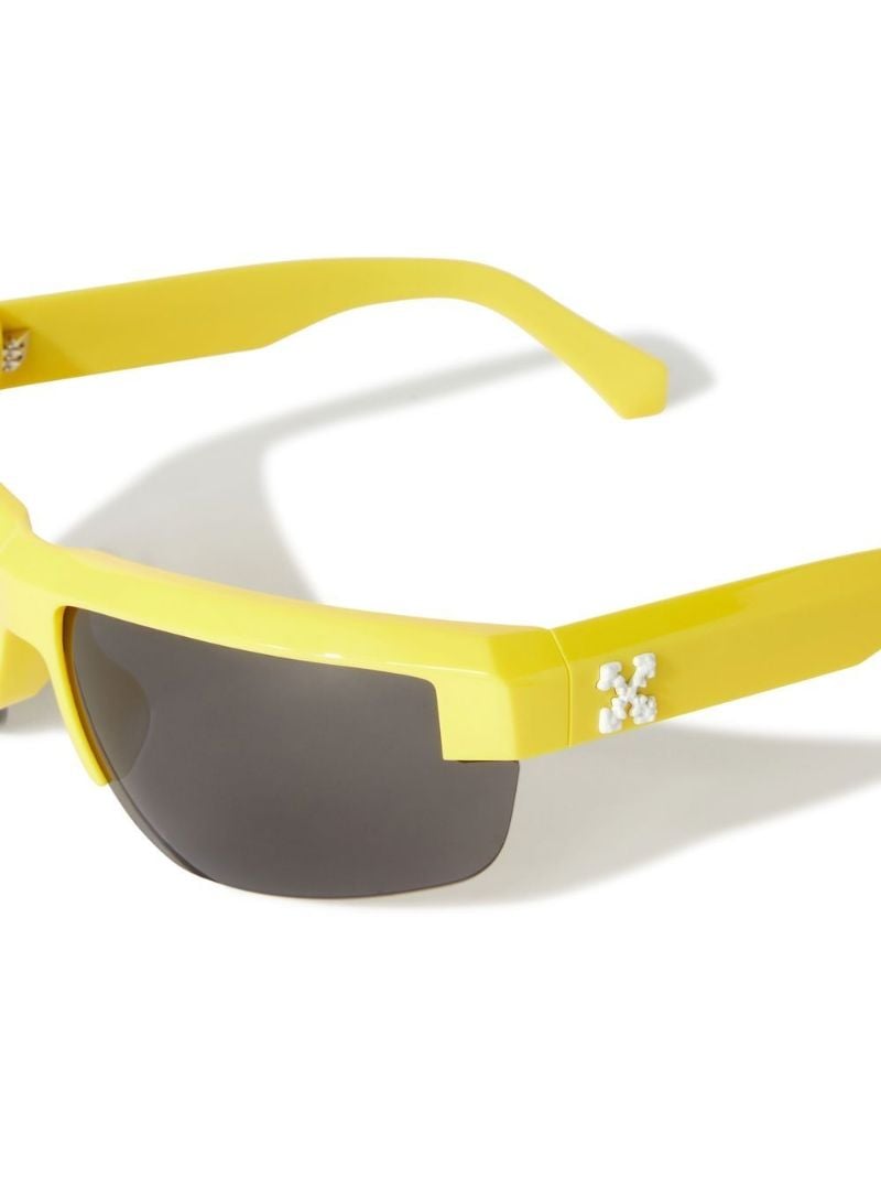 Yellow Toledo Rectangle Sunglasses