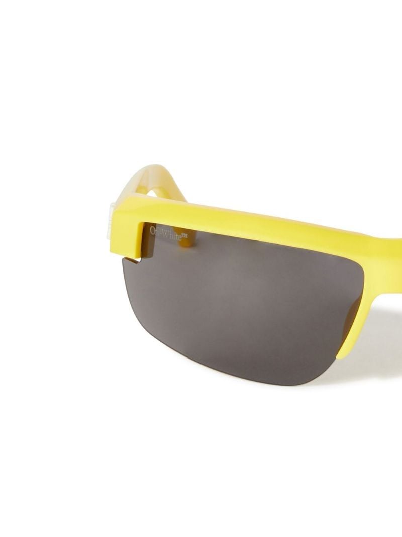 Yellow Toledo Rectangle Sunglasses