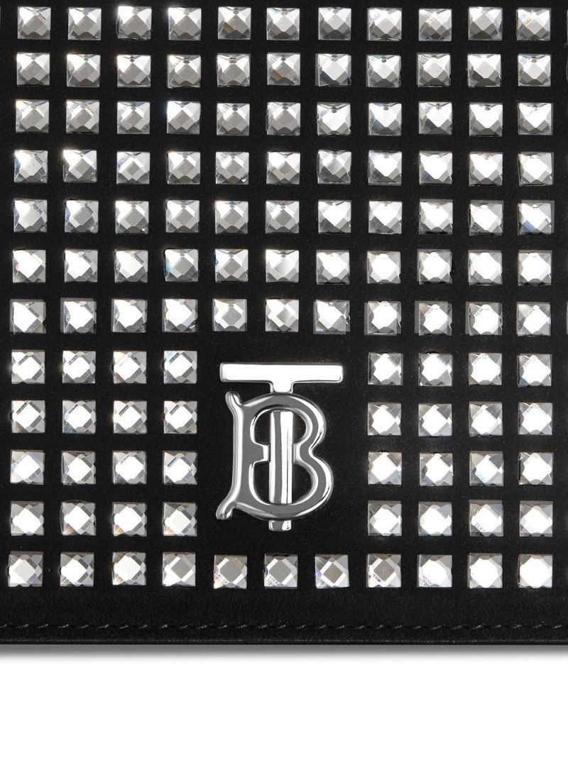 Black Crystal Detail Mini Bag