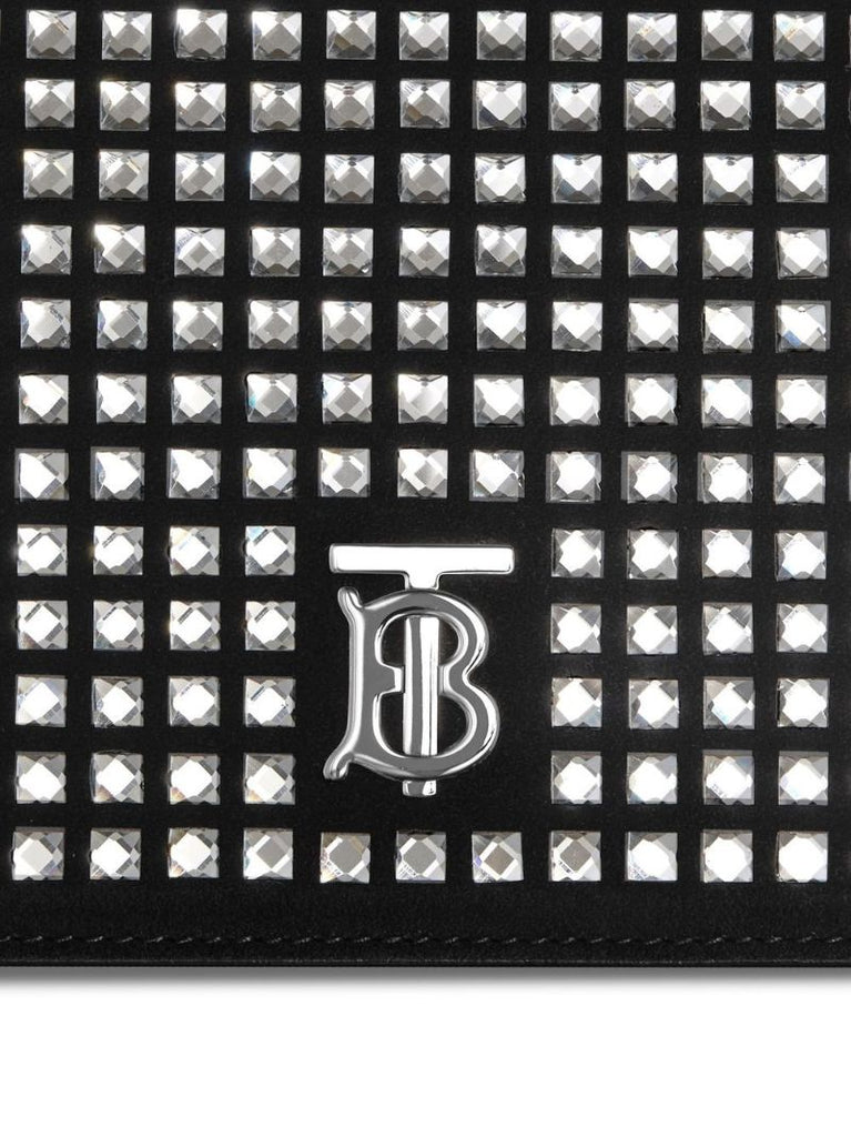 Black Crystal Detail Mini Bag